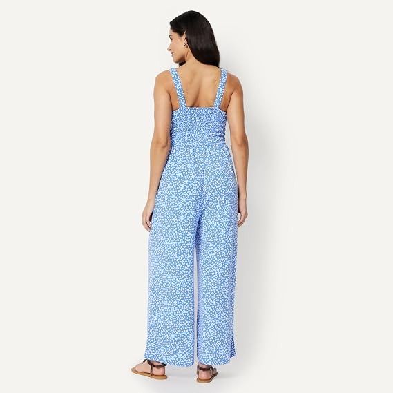 Blue Floral Jumpsuit image 2